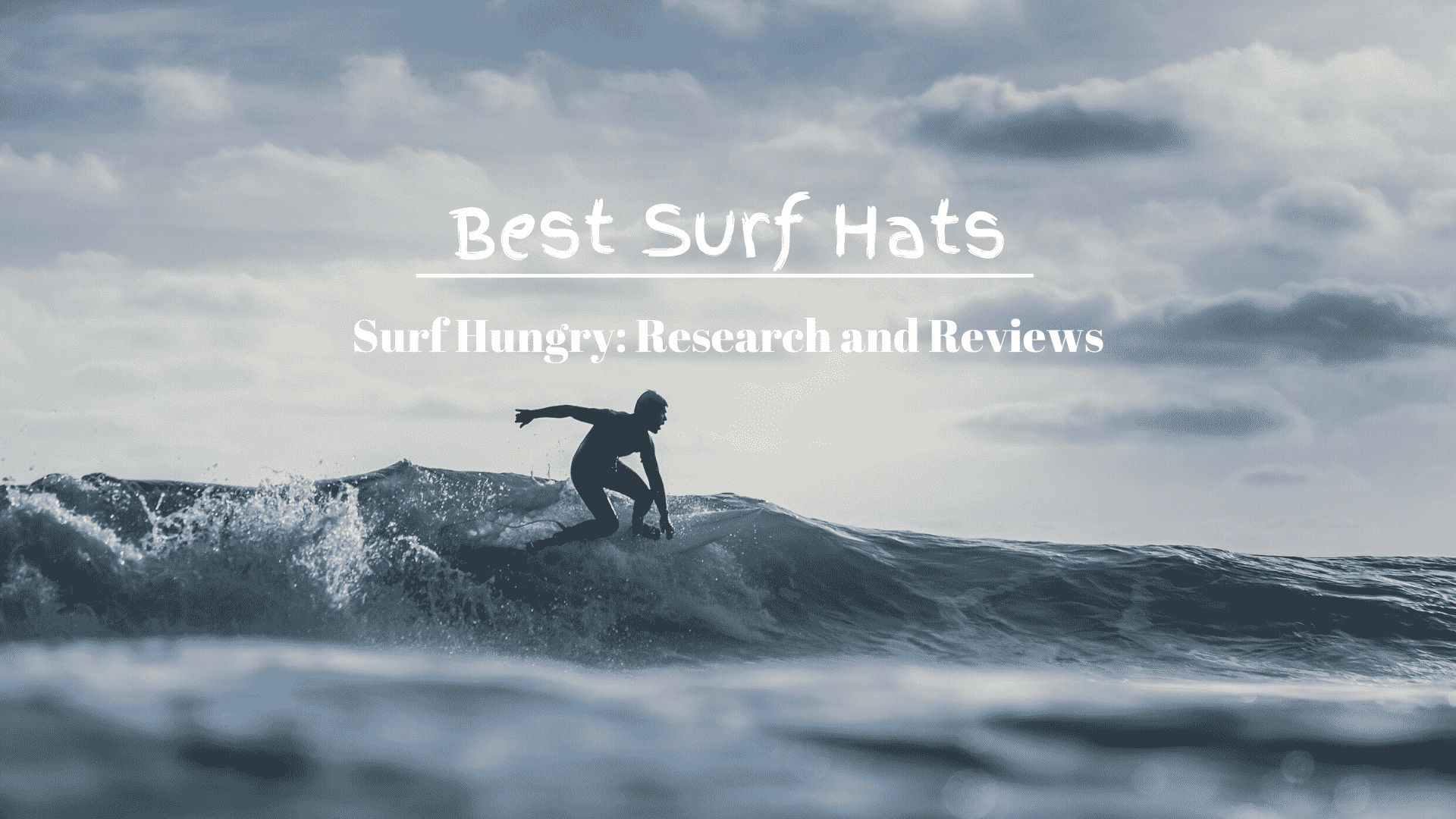 How do you surf with a hat on?