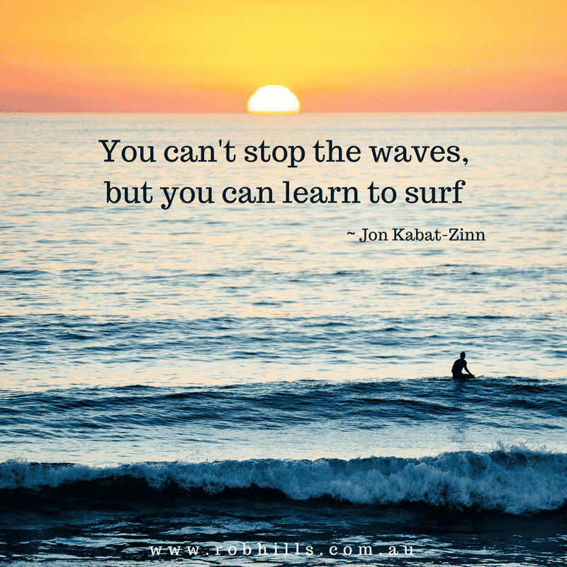 Can't stop the waves quote?