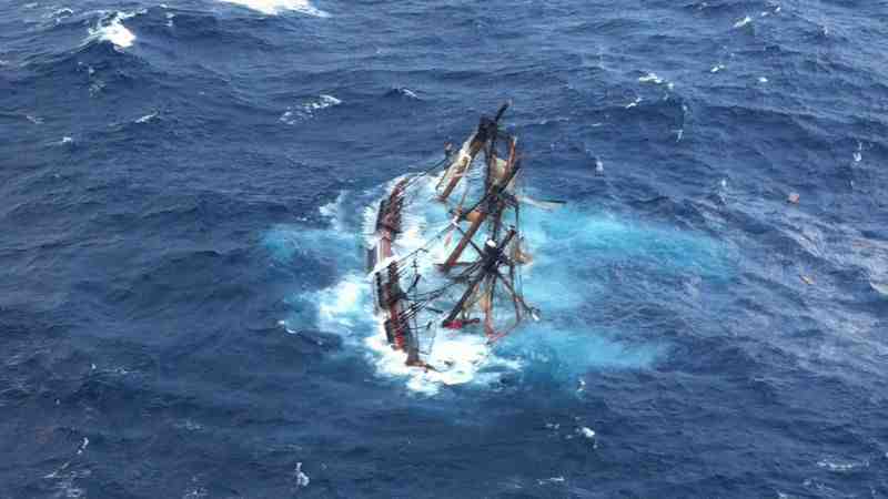 How did the HMS Pandora sink?