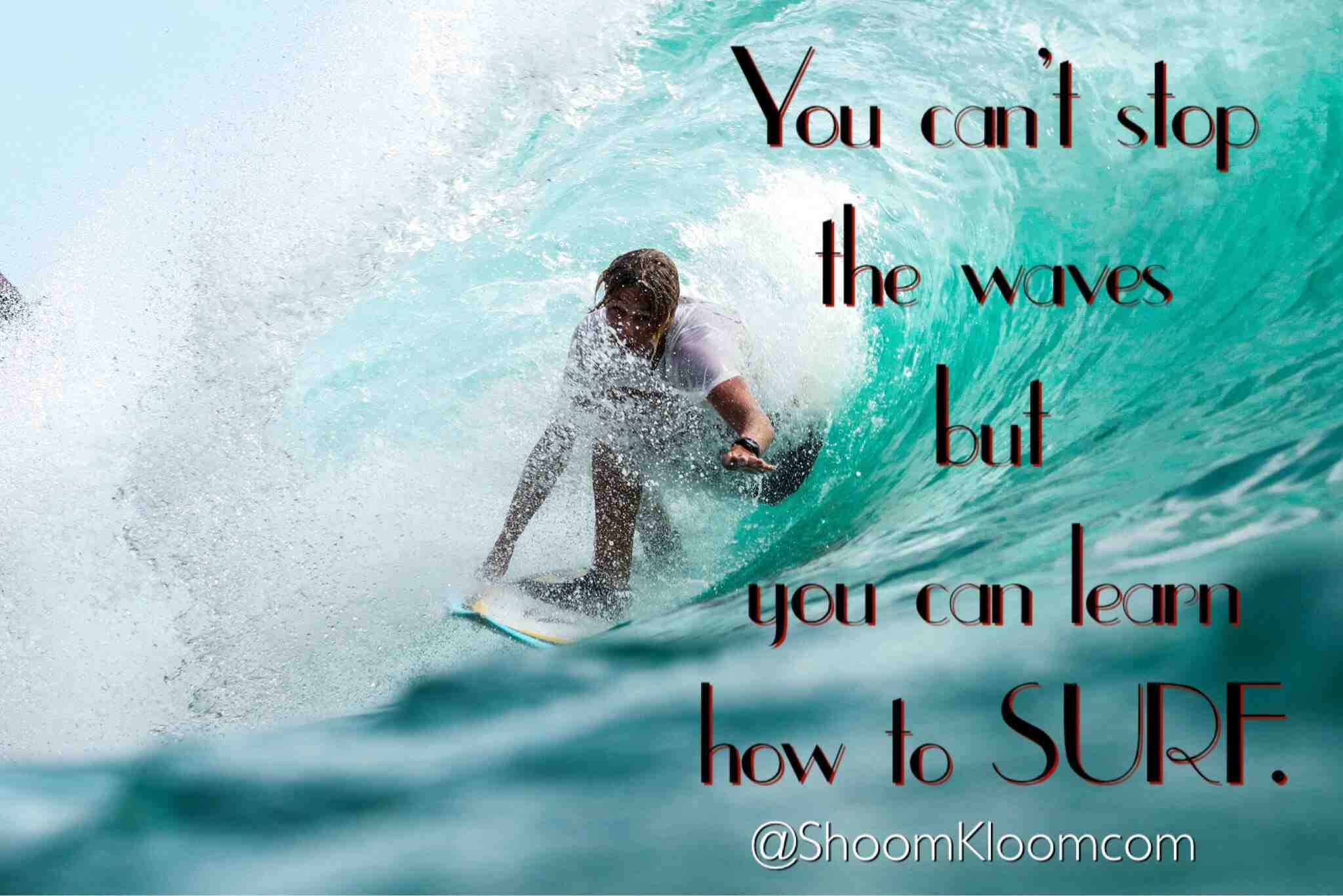 How do you break a wave?
