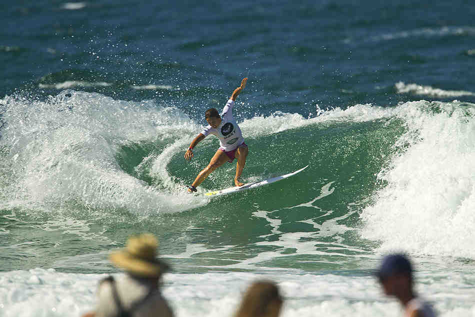 What age did Sally Fitzgibbons start surfing?