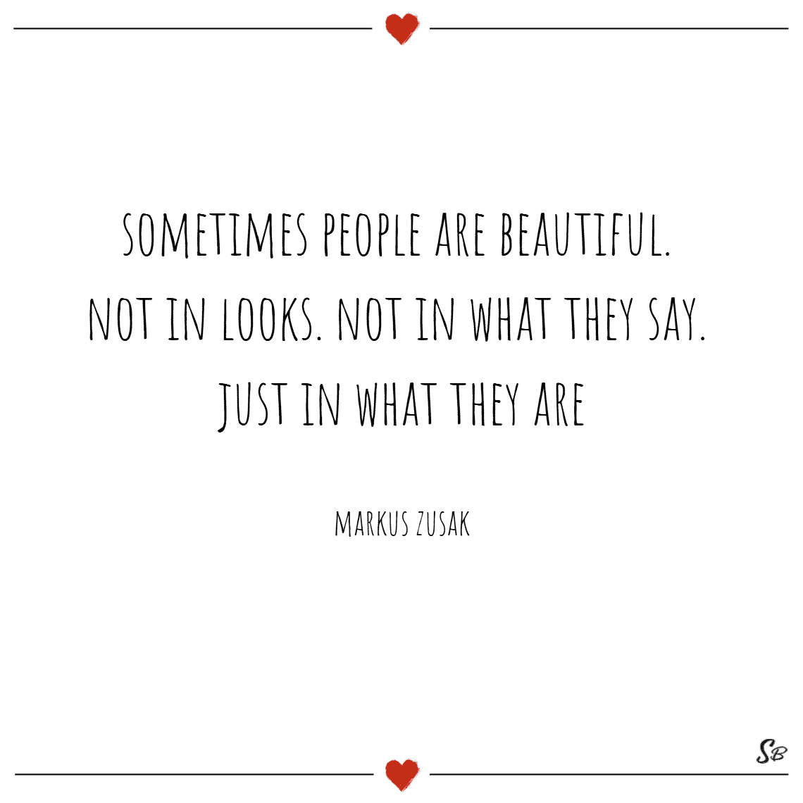 What is beauty of the heart?