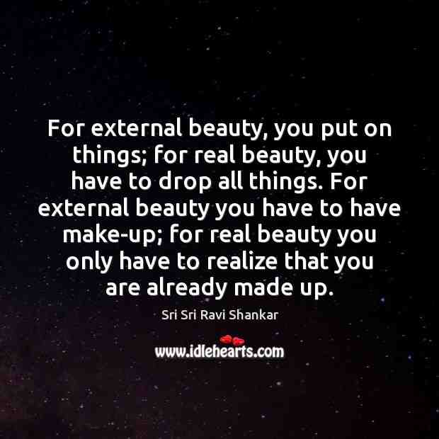 What is real beauty quote?