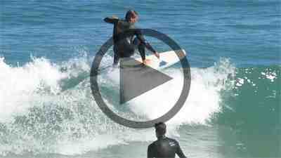 How do you do a surfing floater?