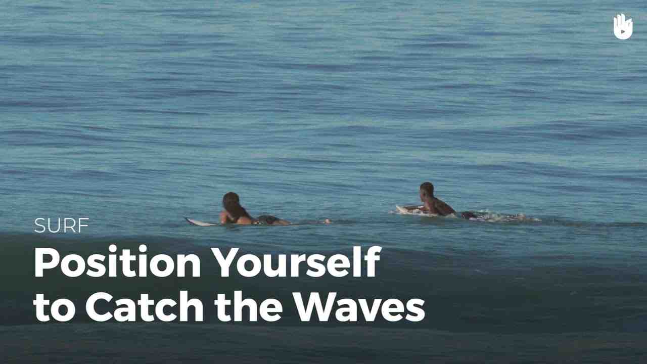 How do you stay on a wave?