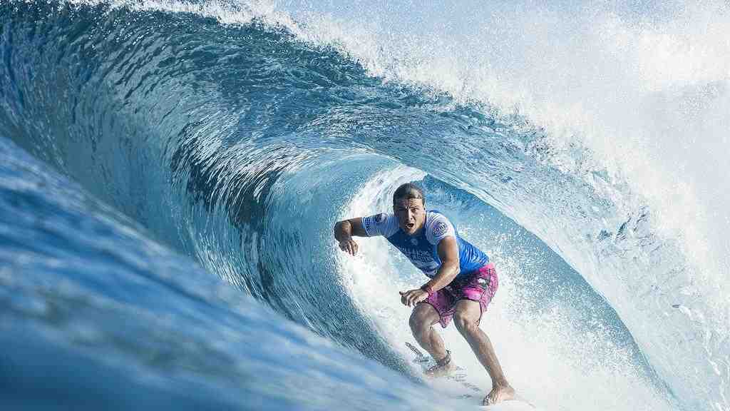 How long has Julian Wilson been surfing for?