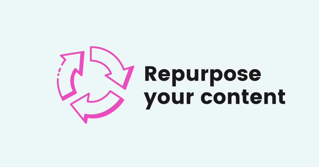 What does it mean to repurpose your content?