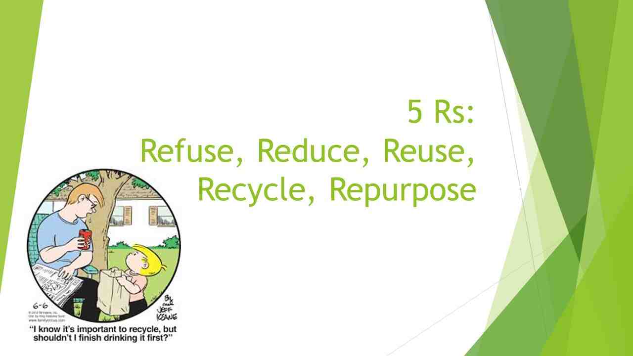 What is 5rs waste management?