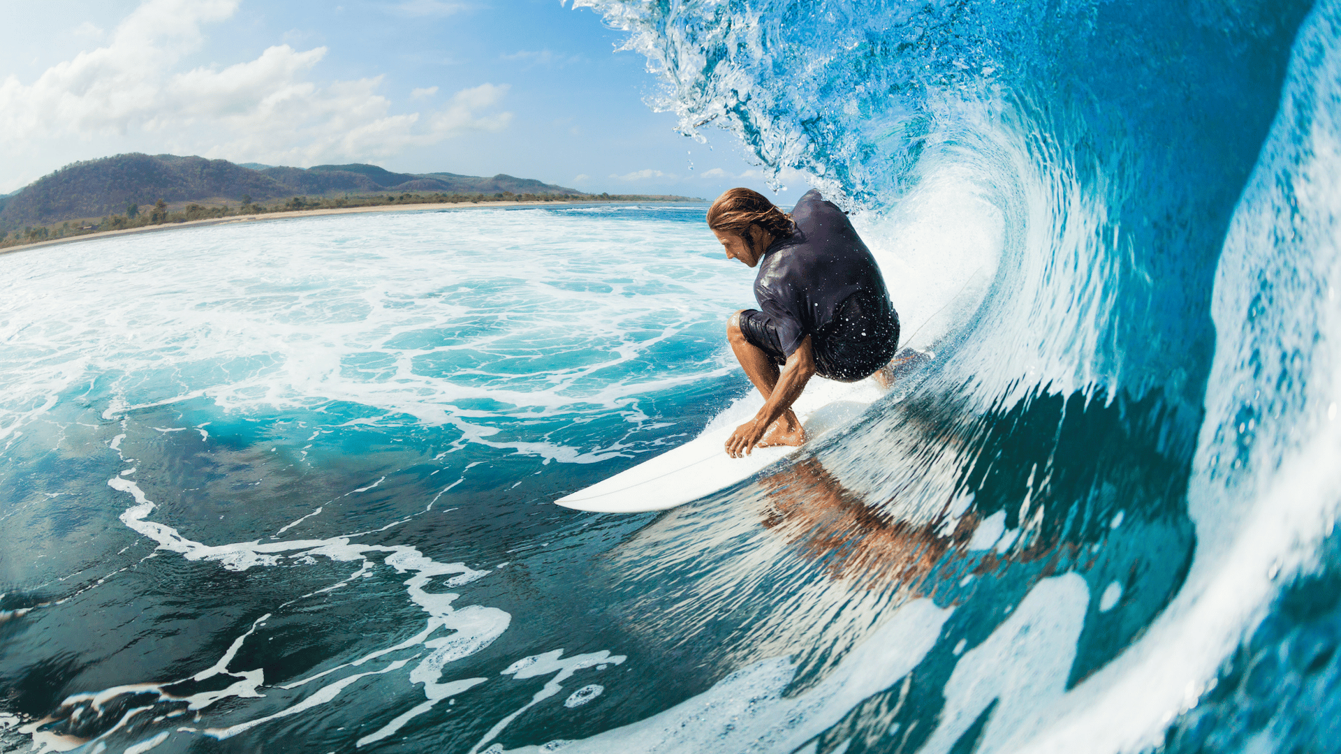 What type of danger one can face during surfing?