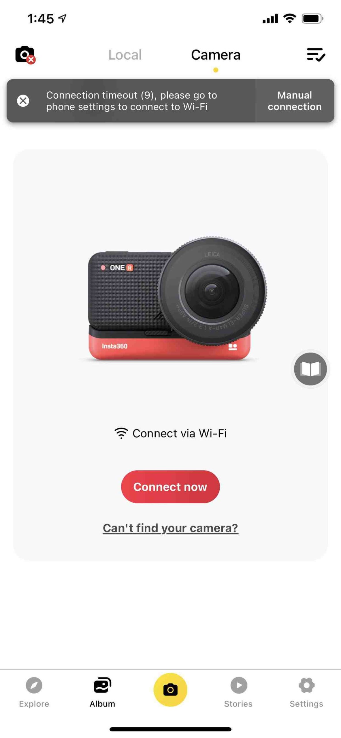 Does Insta 360 have Bluetooth?