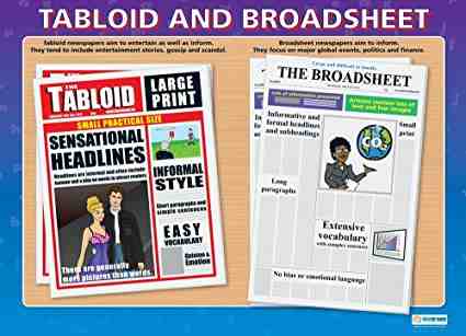 How do tabloids work?