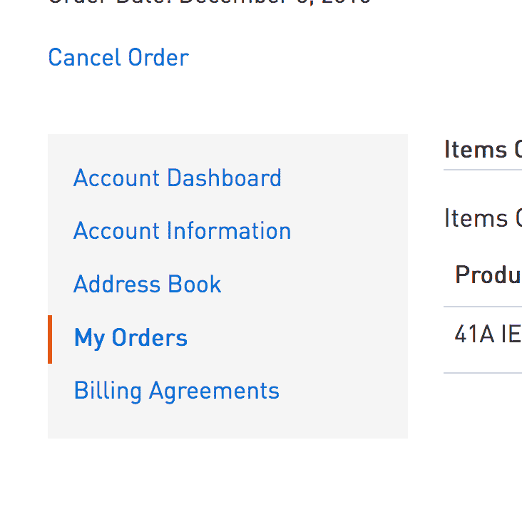 How do you apologize to cancel an order?
