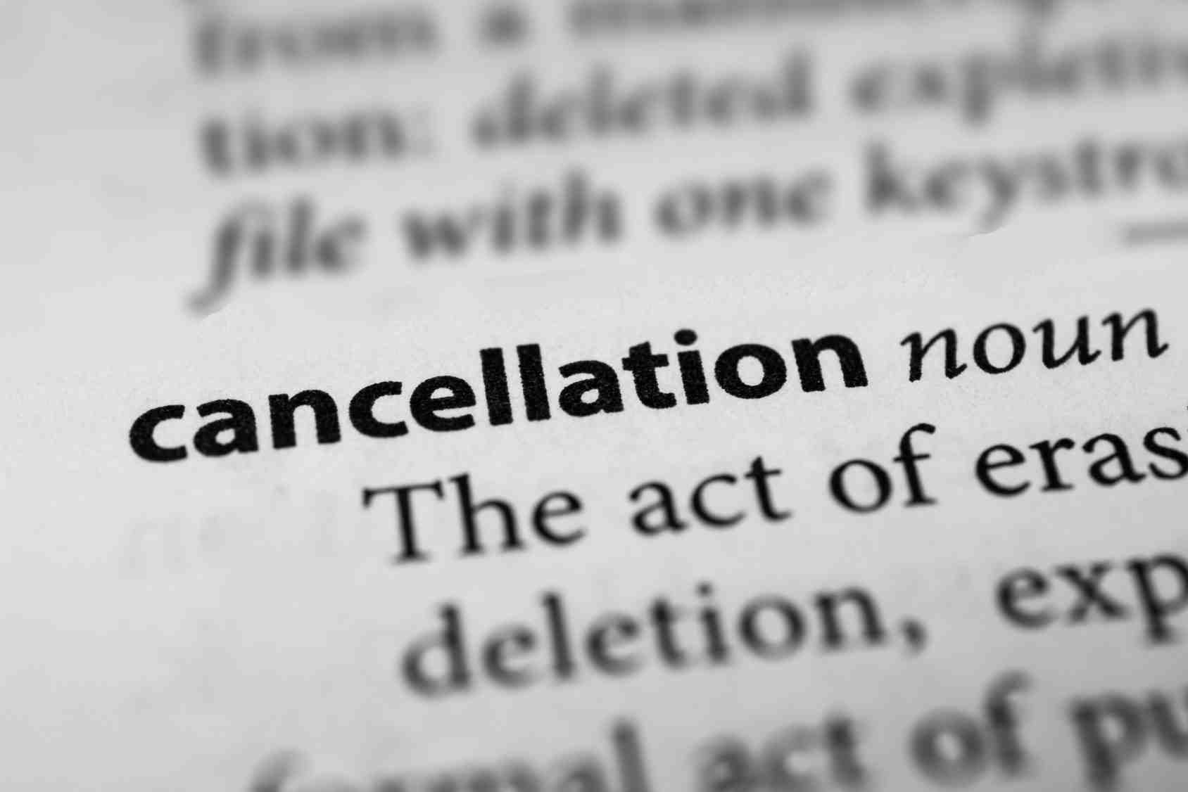 How do you start a cancellation letter?