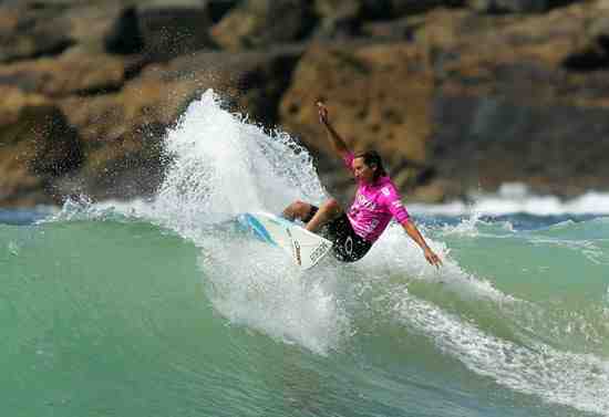 How many times has Layne Beachley crowned world champion?