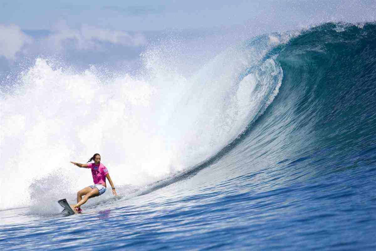 What age did Layne Beachley start surfing?
