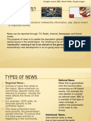What are 5 types of media?