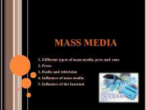 What are the 5 types of media?