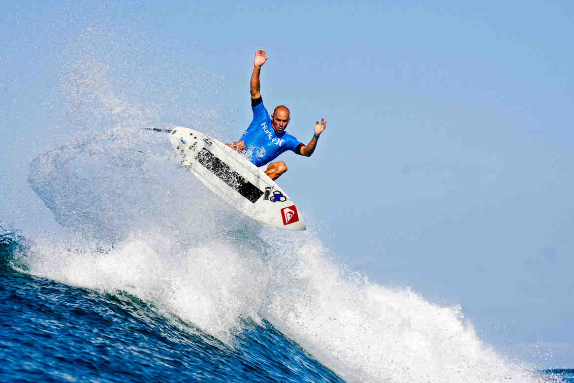 What exercise does Kelly Slater Do?