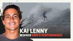 Where does Kai Lenny rank?
