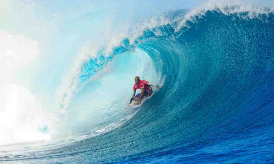 Who taught Kelly Slater How do you surf?