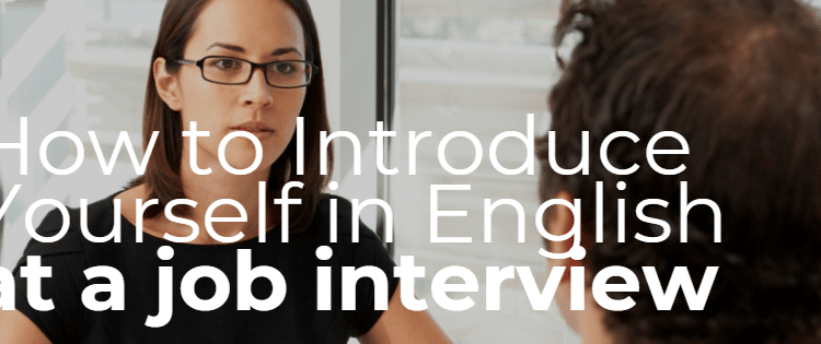 How do I introduce myself in an interview?