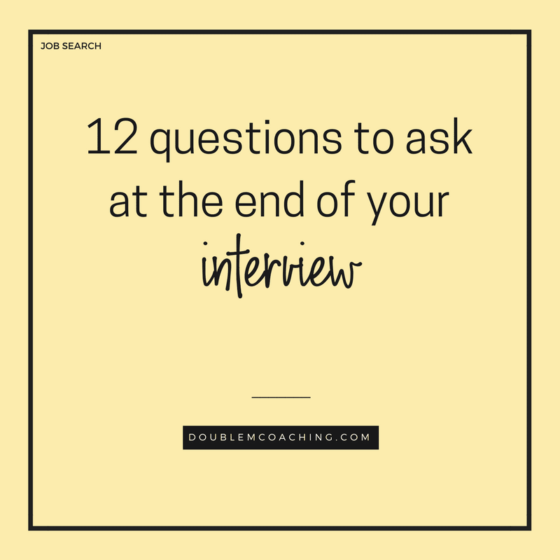 How do you close an interview?