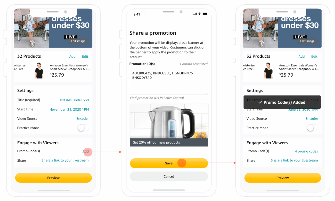 How do you enter a promo code on iPhone?