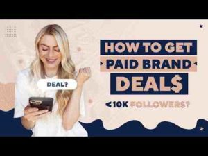 How many followers do you need to get brand deals?