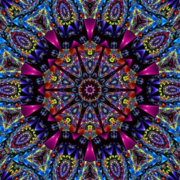 Is a kaleidoscope a fractal?