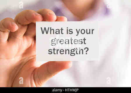 What are personal strengths?