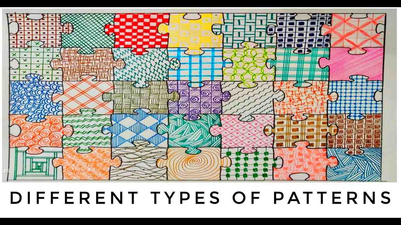 What are the 3 types of patterns in art?