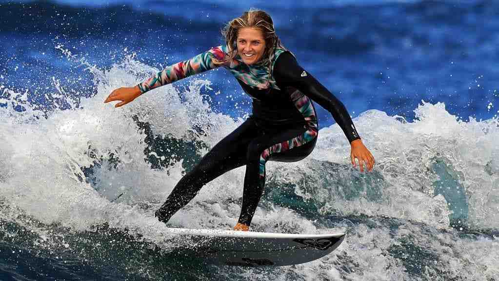 Who was the first girl surfer?